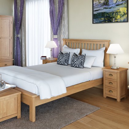 Bridgend - Bedside Cabinet (Oak)