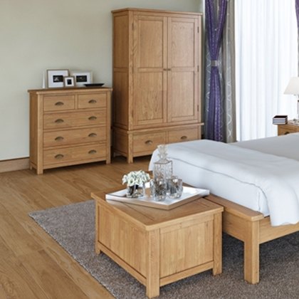 Bridgend - Gents Wardrobe (Oak)