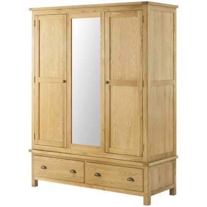 Bridgend - Triple Wardrobe (Oak) Bridgend - Triple Wardrobe (Oak)