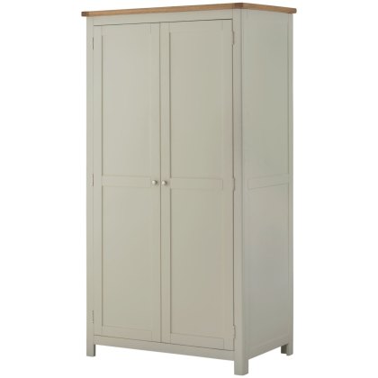 Bridgend - Two Door Wardrobe (Stone) Bridgend - Two Door Wardrobe (Stone)