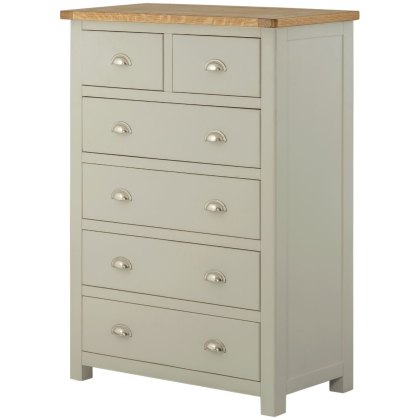 Bridgend - 2+4 Drawer Chest (Stone)