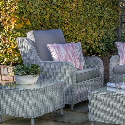 Santorini Mixed Grey - Lounging Chair