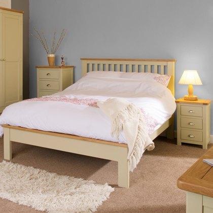 Bridgend - Bedside Cabinet (Stone)