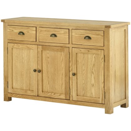 Bridgend - Three Door Sideboard (Oak)