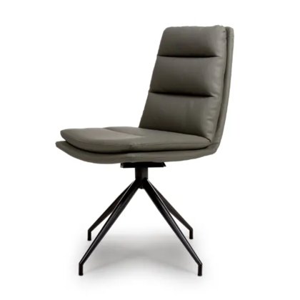 Nobo Swivel - Chair (Truffle Faux Leather)