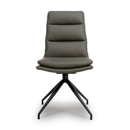 Nobo Swivel - Chair (Truffle Faux Leather)