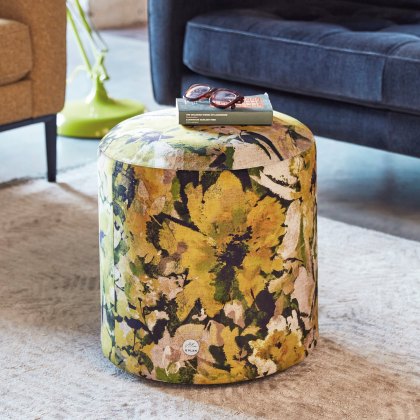 G Plan Vintage Bow - Tall Round Footstool
