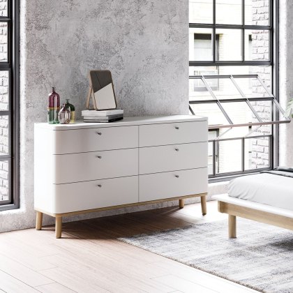 Hayley Bedroom - Wide Chest 6 Drawers