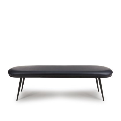 Ace - Bench (Black Faux Leather) Ace - Bench (Black Faux Leather)