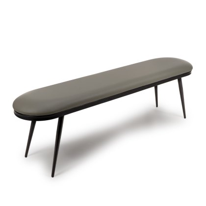 Ace - Bench (Truffle Faux Leather)