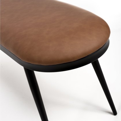 Ace - Bench (Tan Faux Leather) Ace - Bench (Tan Faux Leather)