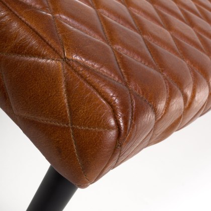 Austin - Bench 160cm (Tan Leather)