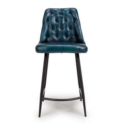 Bradley - Counter Stool (Blue Buffalo Leather) Bradley - Counter Stool (Blue Buffalo Leather)