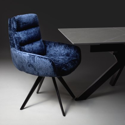 Ozzy - Dining Chair (Navy)