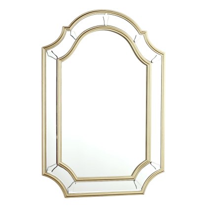Laura Ashley - Braxton Rectangle Mirror Champagne Gold