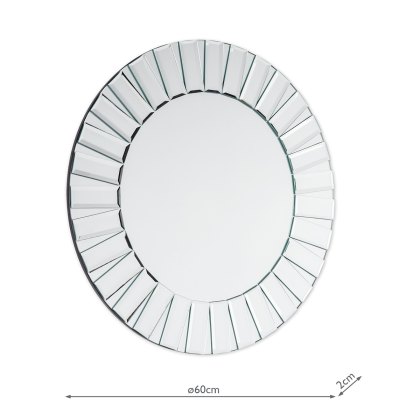 Laura Ashley - Capri Small Round Mirror