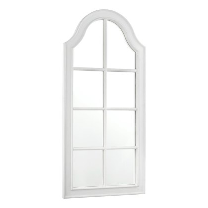 Laura Ashley - Coombs Rectangle Mirror Distressed Ivory