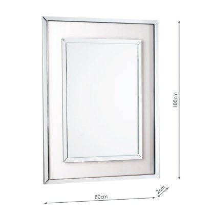 Laura Ashley - Evie Rectangle Mirror Clear