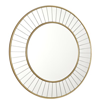 Laura Ashley - Clemence Medium Round Mirror Gold