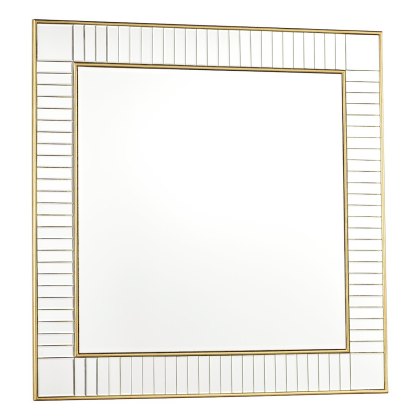 Laura Ashley - Clemence Square Mirror Gold
