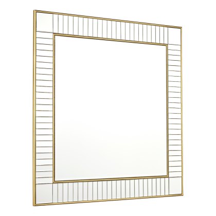 Laura Ashley - Clemence Square Mirror Gold