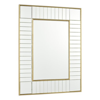 Laura Ashley - Clemence Small Rectangle Mirror Gold
