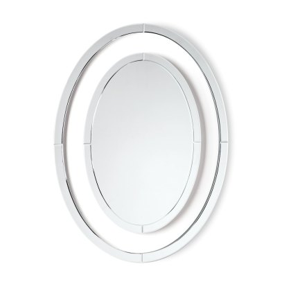 Laura Ashley - Evie Oval Mirror Clear Laura Ashley - Evie Oval Mirror Clear
