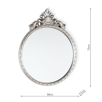 Laura Ashley - Overton Round Mirror Champagne