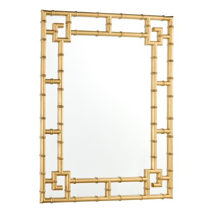Laura Ashley - Shawford Rectangle Mirror Hand Painted Gold Laura Ashley - Shawford Rectangle Mirror Hand Painted Gold