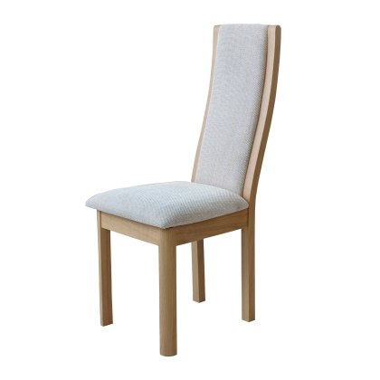Grasmere - High Back Chair (Natural Fabric)