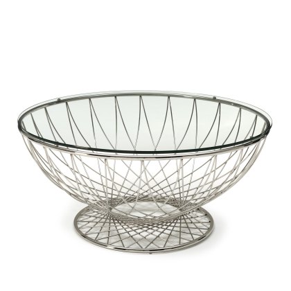 Cleopatra - Coffee Table (Clear Glass Top)