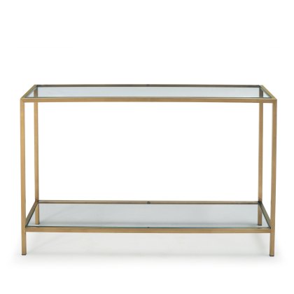 Dekko - Console Table (Clear Glass Top) Dekko - Console Table (Clear Glass Top)