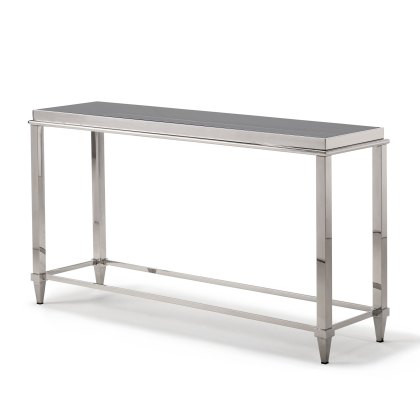 Janis - Console Table (Blue/Grey Glass Top) Janis - Console Table (Blue/Grey Glass Top)