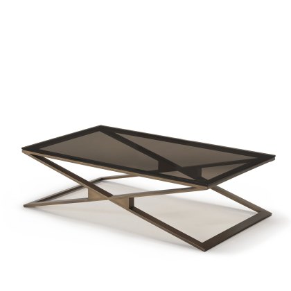 Zara - Coffee Table (Bronze Glass Top)