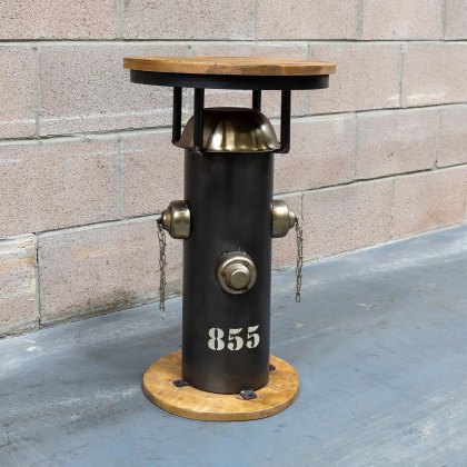 Retro - Fire Pump Side Table (Red)