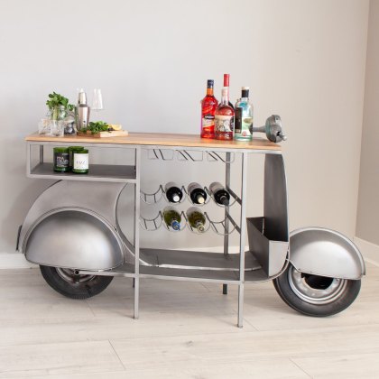 Retro - Vespa Bar (Silver)