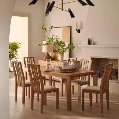 Ercol Bosco - Dining Chair (Cream Fabric)