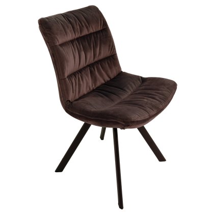 Paloma - Dining Chair (Charcoal Grey Fabric)