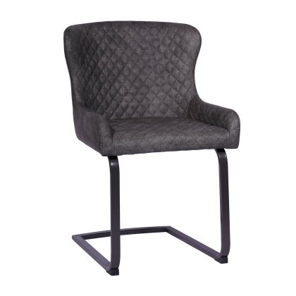 Roxburgh - Cantilever Dining Chair (Graphite)