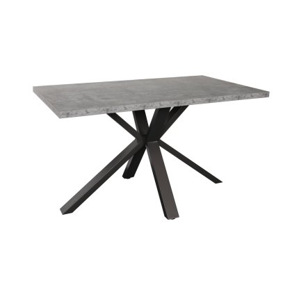 Roxburgh - Compact Dining Table 135cm (Stone Effect)