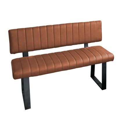 Roxburgh - Side Bench (Tan Faux Leather)