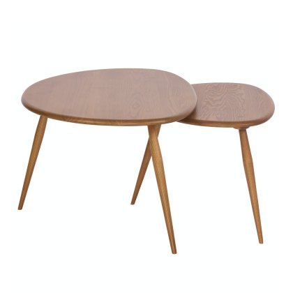 Ercol Collection - Pebble Coffee Table Nest