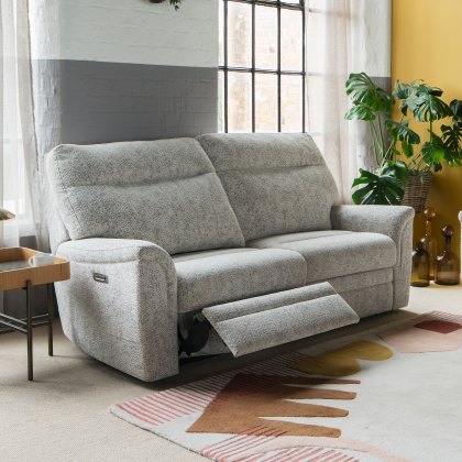 Parker Knoll Hudson 23 - Large 2 Seat Power Recliner Sofa with Lumbar and Headrest Support