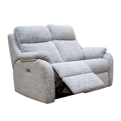 G Plan Kingsbury - 2 Seat Power Recliner Sofa (with Electric Headrest and Lumbar Support)