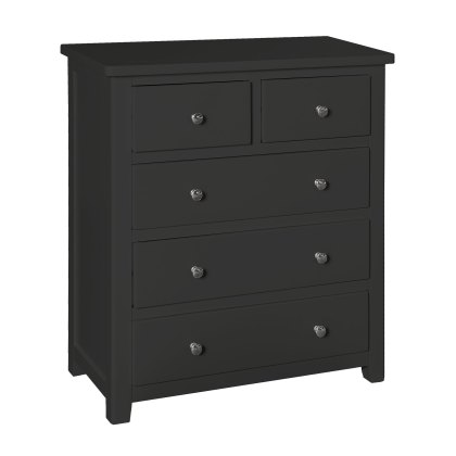 Hartford - 2+3 Drawer Chest (Charcoal)