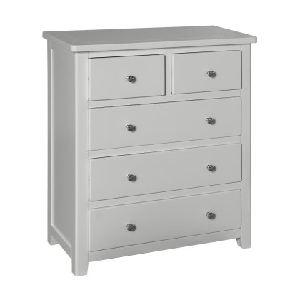Hartford - 2+3 Drawer Chest (Grey)
