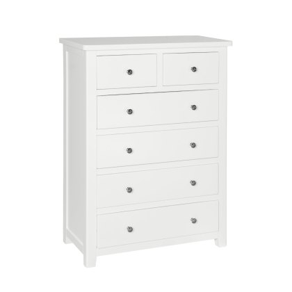 Hartford - 2+4 Drawer Chest (White)