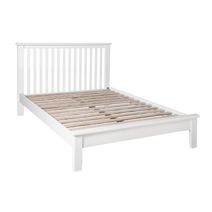 Hartford - Double Bed Frame (White)