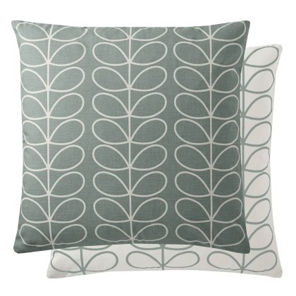 Orla Kiely Cushions - Small Linear Stem Duck Egg (Feather) Orla Kiely Cushions - Small Linear Stem Duck Egg (Feather)