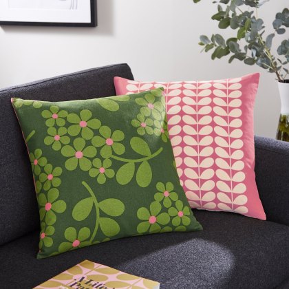 Orla Kiely Cushions - Wisteria Green (Feather)